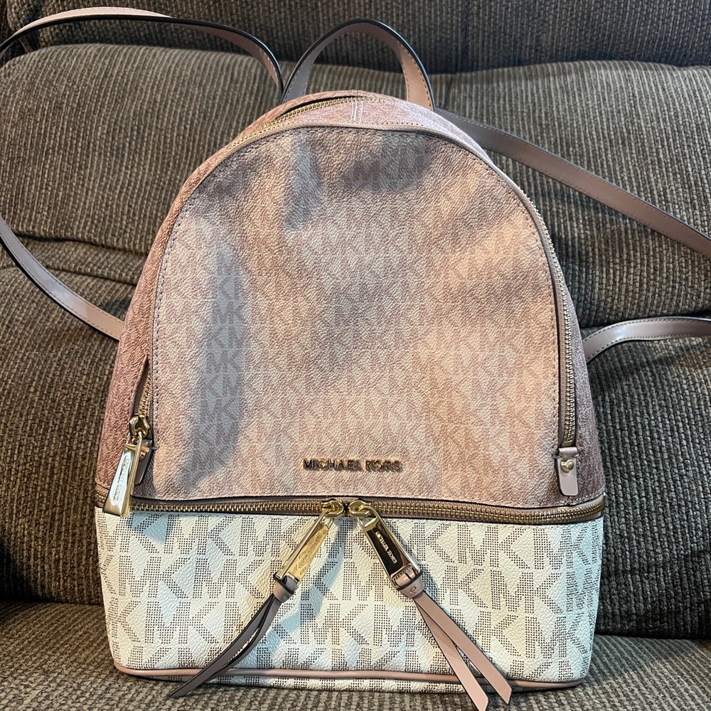 Michael Kors Rhea Zip Ballet Multi Medium Backpack